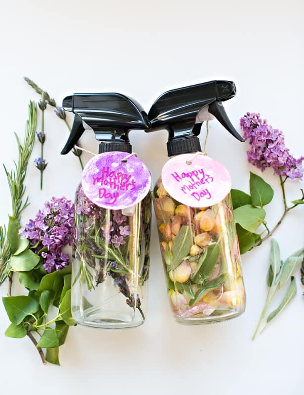 diy floral perfume gift
