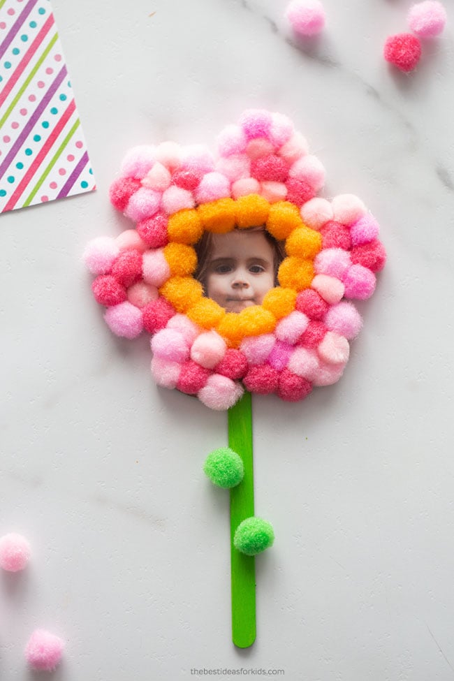 pom pom photo flower
