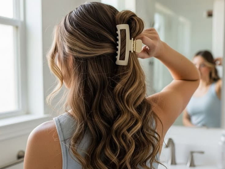 Effortless Easy Half Up Half Down Styles for Prom 2026 - 21 Trendy Looks